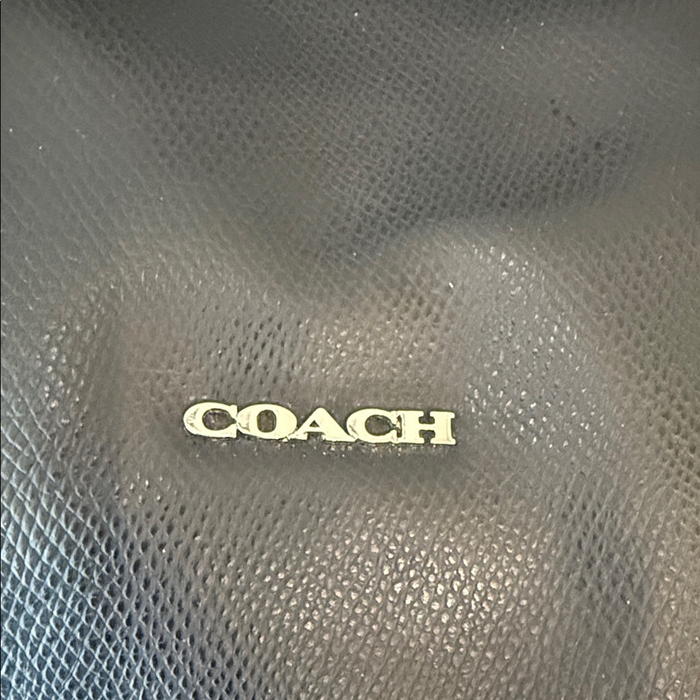 Coach Black Leather Briefcase Tote Bag - Picture 2 of 6